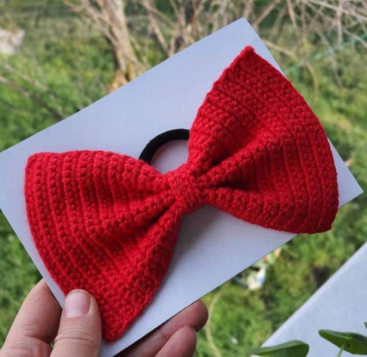 Geometric crochet blanket for home decor